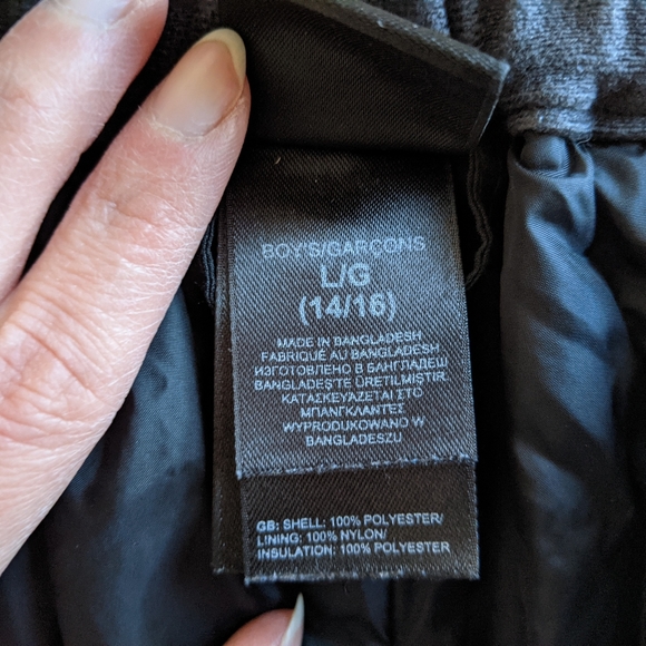 Like New The North Face unisex insulated snow pants size L 14-16 - Picture 6 of 12